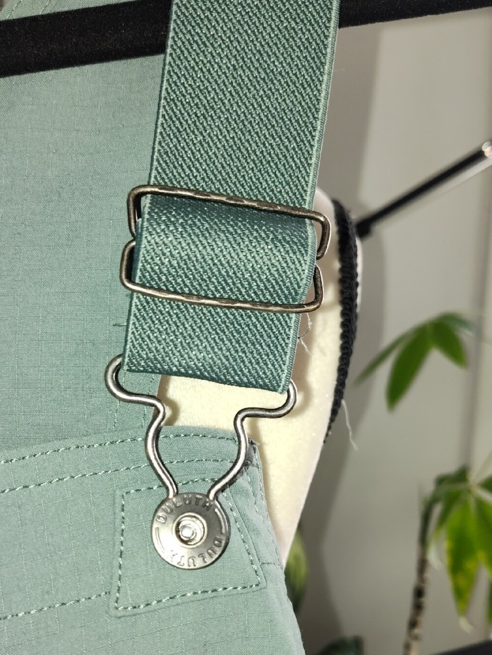 Duluth Trading Co. Sage Green Utility Overalls - Picture 4 of 9